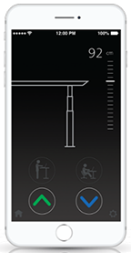 Bedieningen Linak: Bediening via smartphone of tablet